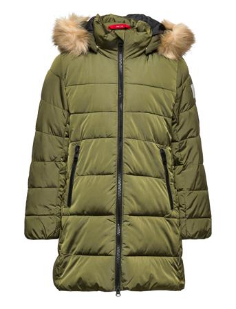 Kids' Long Winter Jacket Lunta Green Reima