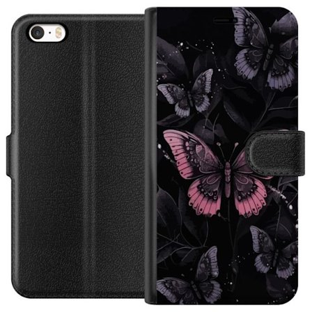 Kompatibelt Plånboksfodral till Apple Apple iPhone 5s Fjäril