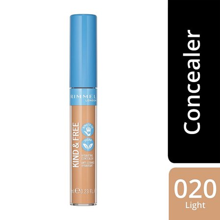 Rimmel KIND & FREE All-Day Hydrating Liquid Concealer 020 Light, Makeup, Ansigt, Concealer