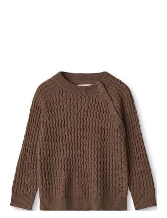 Kiki Pullover Pullover Brun Fliink*Betinget Tilbud