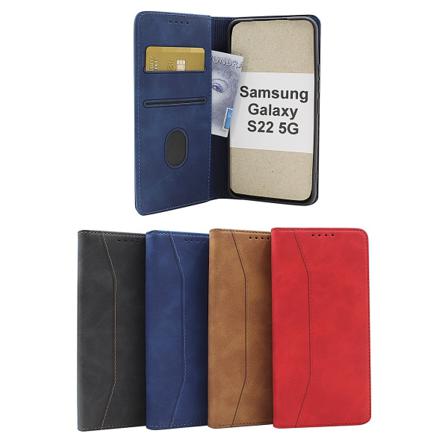 Fancy Standcase Wallet Samsung Galaxy S22 5g Brun