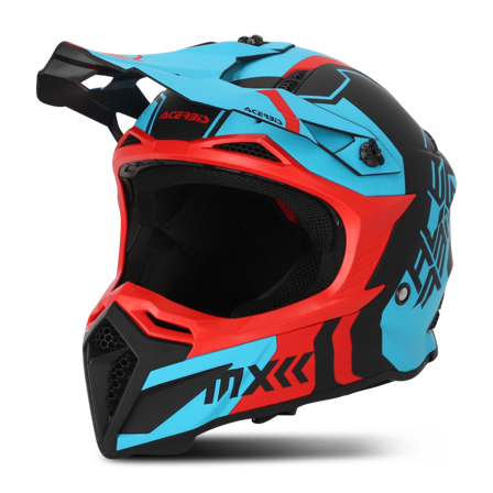 Crosshelm Acerbis Profile 5 Rot/Blau L