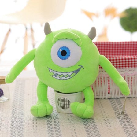 Monsters Inc. Mike Plyslegetøj Stort Øje Monster 20cm