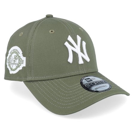New Era - MLB Grønn adjustable Caps - New York Yankees Side Patch 9FORTY Olive Adjustable @ Hatstore