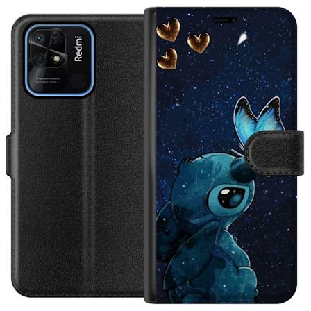 Xiaomi Redmi 10C Plånboksfodral Stitch fjärill