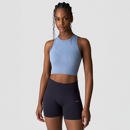 ICANIWILL Define Seamless Cropped Top Blå