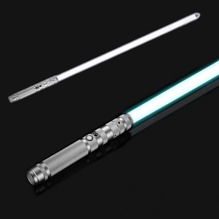 RGB 7/10 farver skiftende lysende sværd metal genopladelig udvidelig lyssværd med lyd cosplay legetøj børn Halloween julegave