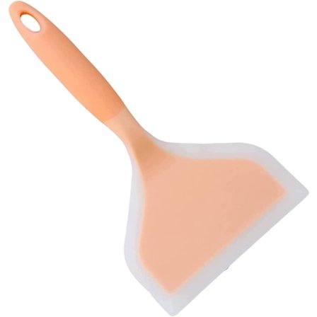 Silikonspatel pannkakor pizzaspatel värme- och reptålig köksredskap för stekta ägg