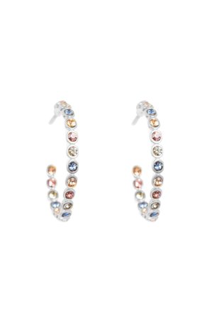 Earrings 20mm Multicolor Vibrance Silver