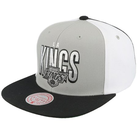 Mitchell & Ness - Gris snapback Gorra - Los Angeles Kings Billboard 2 Vintage Grey/Black Snapback @ Hatstore
