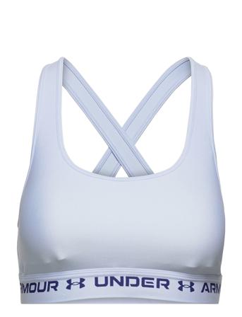 Ua Crossback Mid Bra Lingerie Bras & Tops Sports Bras - ALL Blå Under Armour