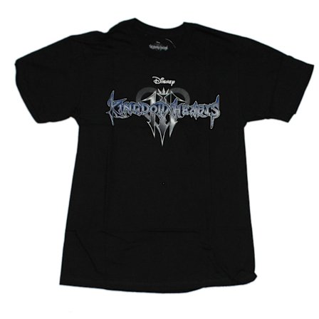 Kingdom Hearts Herre T-shirt - Klassisk Logo Image-popoh260