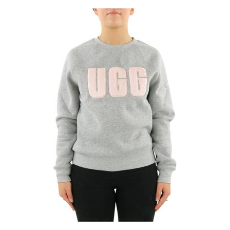 UGG Madeline Fuzzy Logo Sweatshirt , Grijs , Dames , Maat: S