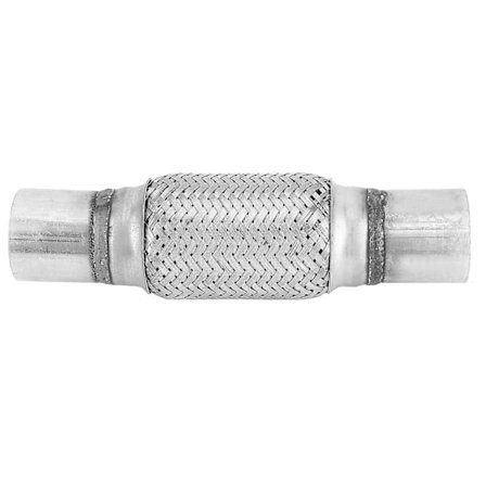 Pakoputken joustoputki, palkeet, ruostumaton teräs, punottu liitos, joustava putki 52x260mm, hitsattu asennus