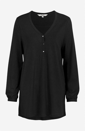 Cellbes of Sweden - Jerseytunika med v-hals snitt i svart for damer i størrelse 34/36