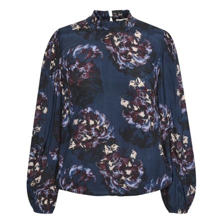 Kaffe KAninna Bluse Blå, Dame, Størrelse: XL