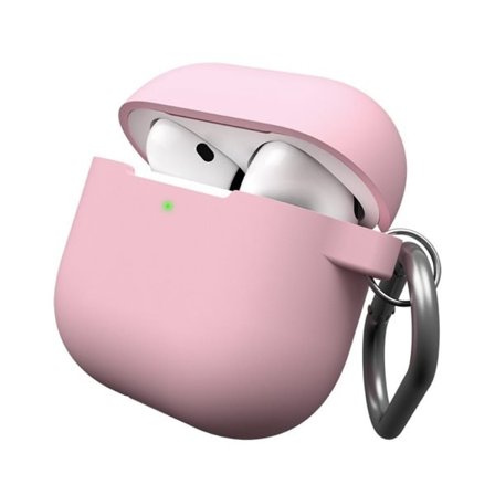 KeyBudz Elevate Series Cover med nøglering til Airpods 4. generation - Pink