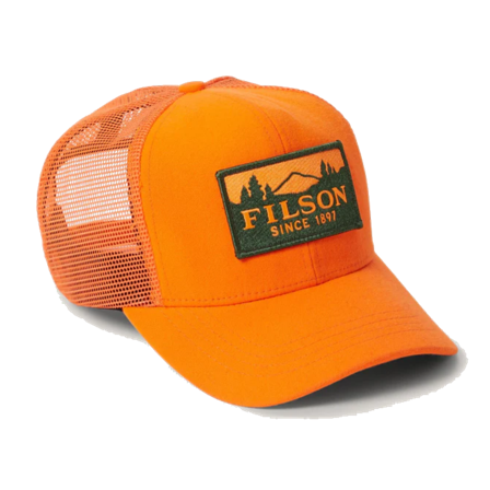 Filson Logger Mesh Cap Blaze Orange