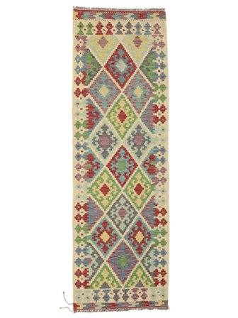 Small Kilim Afghan Old Style Rug 81X250 Wool