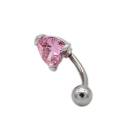 Navelsmycken 316L rostfritt stål