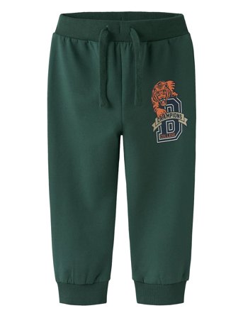 name it Nmmleland Nreg Sweat Pant Box Bru - Green - 104