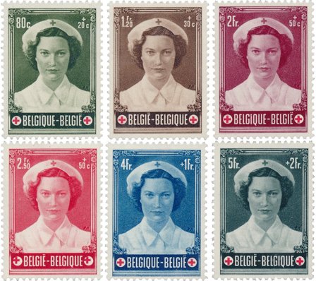 Belgien 1953 - OBP 912/17 - Postfrisk