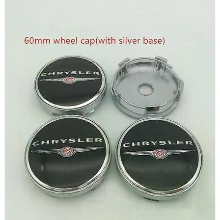 4 stk. 54 mm 56 mm 60 mm 64 mm Chrysler 300c Bil Hjul Center Dæknav Kapsel Resin Badge Emblem Mærkat Dekal Styling Tilbehør