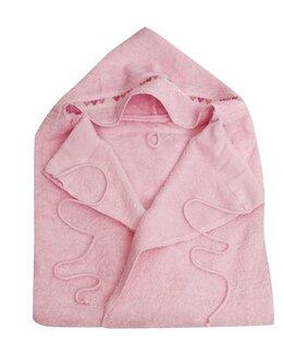 Badecape Kind rosa