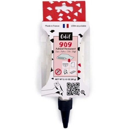 Permanent lim för tyg - ODIF - 909 - Vit - OdiPocket format - 60 g