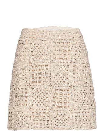 Ada Skirt Kort Skjørt Creme HOLZWEILER