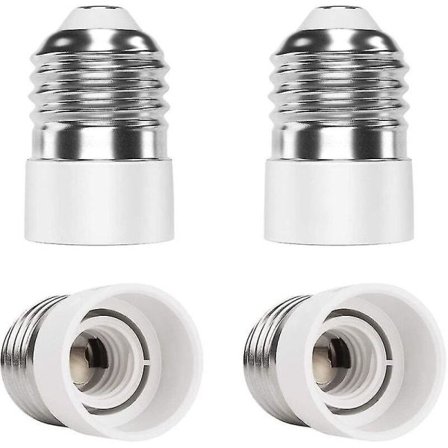 E27 Till E14 4st Sockeladapter Högkvalitativ lampsockel Sockel Konv.