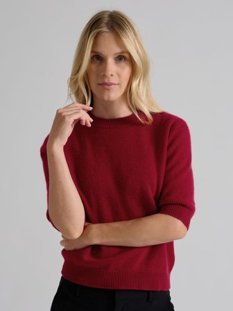 Kashmina - Kashmirgenser "Aase" - Aroma red - Size XS