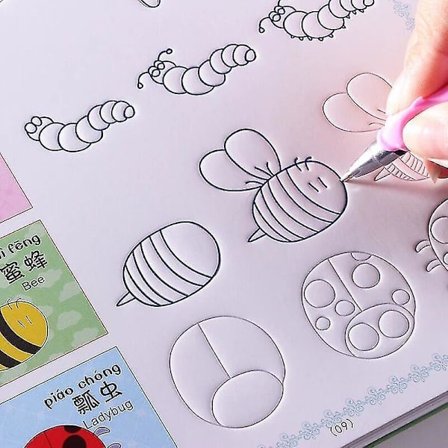 Ny Groove Dyr, Grøntsager, Planter Tegneserie Tegnebog