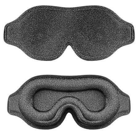 Rejse 3D Silke Øjenmaske Sove Blød Polstret Skygge Dækning Hvile Afspænding Blindfold