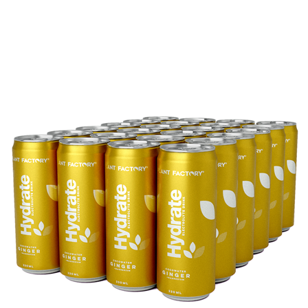 Plant Factory 24 x Hydrat kulsyreholdig kokosvand kasse 330 ml