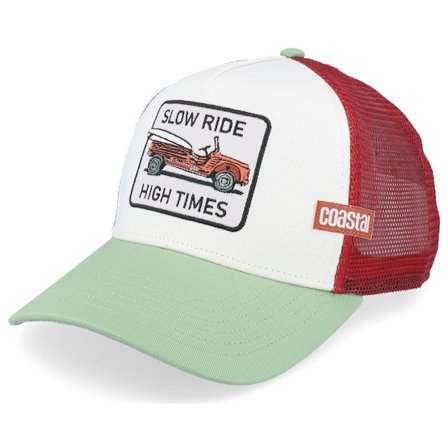 Coastal - White trucker Caps - Hft Slowride Stone/Shilf A-Frame Trucker @ Hatstore