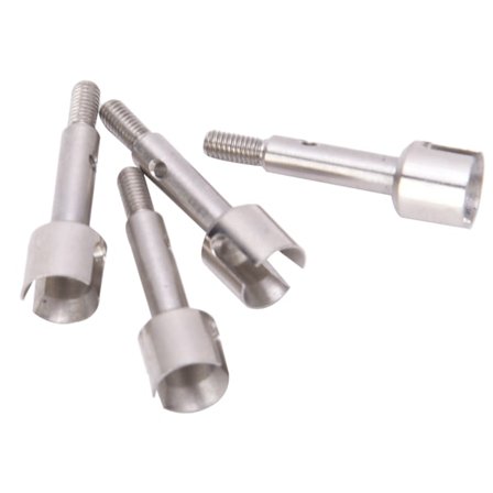 Ersättningsaxlar för bakhjul till RC-bil, passar WLtoys 144001 1/14 4WD, medelkolstål