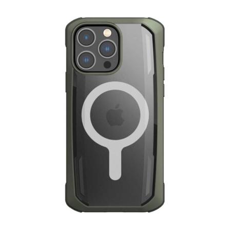 Raptic iPhone 14 Pro Max Kuori Magsafe Secure Armored - Vihreä