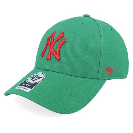 47 Brand - MLB Groen adjustable Cap - New York Yankees Mvp Kelly/Red Adjustable @ Hatstore