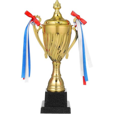 Guld Trofæ Cup - 11.4 Trofæ til udmærkelser, Metal Trofæ Pris, Festartikler til Voksne og Børn