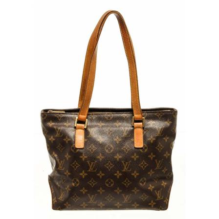Louis Vuitton Vintage, Pre-owned Cabas Piano Monogram Tote Bag Bruin, Dames, Maat:ONE Size,Canvas