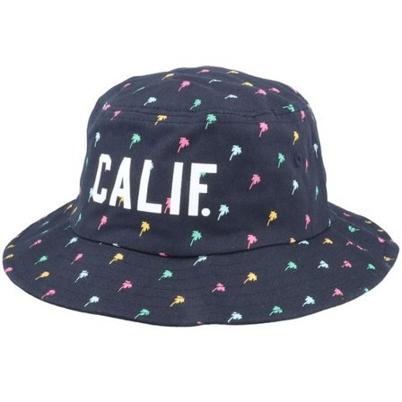 American Needle - Blå bucket Hatt - California Twill Sccreen Navy Bucket @ Hatstore