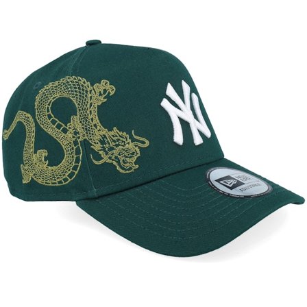 New Era - New York Yankees Icon Dark Green/White A-Frame Adjustable Adjustable Green Cap - MLB @ Hatstore