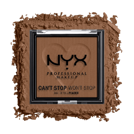 NYX Professional Makeup Can’t Stop Won’t Mattifying Powder Puder Unisex Brun 6 G