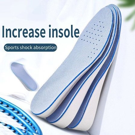 Invisible Height Increase Insoles Ultra Thin Comfortable Polyester Shoe Insoles
