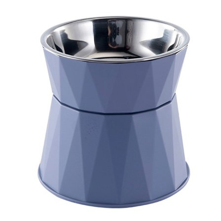 Turvallinen ja kestävä korotettu ruokakuppi, liukumaton ruostumattomasta teräksestä valmistettu kuppi helppoon puhdistukseen, säädettävä korotettu 