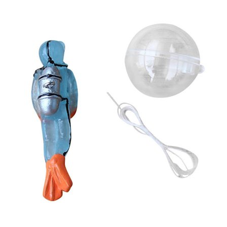 2st Diver Flytande Dekoration Akvarium Dekorationer BLÅ