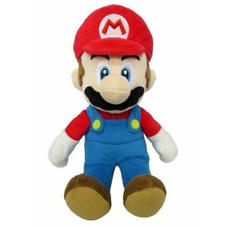 Super Mario Bros Plysdukke Mario Luigi Blødt udstoppet dyrelegetøj Gave 25 cm Red
