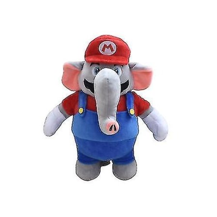 Super Mario Elefant Elefant Mario Elefant Luigi plysjdukke (FMY) Elefant Mario