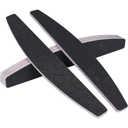 5 st Professionell Nagelfil, 100/180 Dubbelsidig Tvättbar Nagelfil, Kan Återanvändas Flera Gånger, för Kosmetisk Manikyr